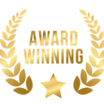 Award winning sign representing the Emeriti Faculty Distinguished Service award